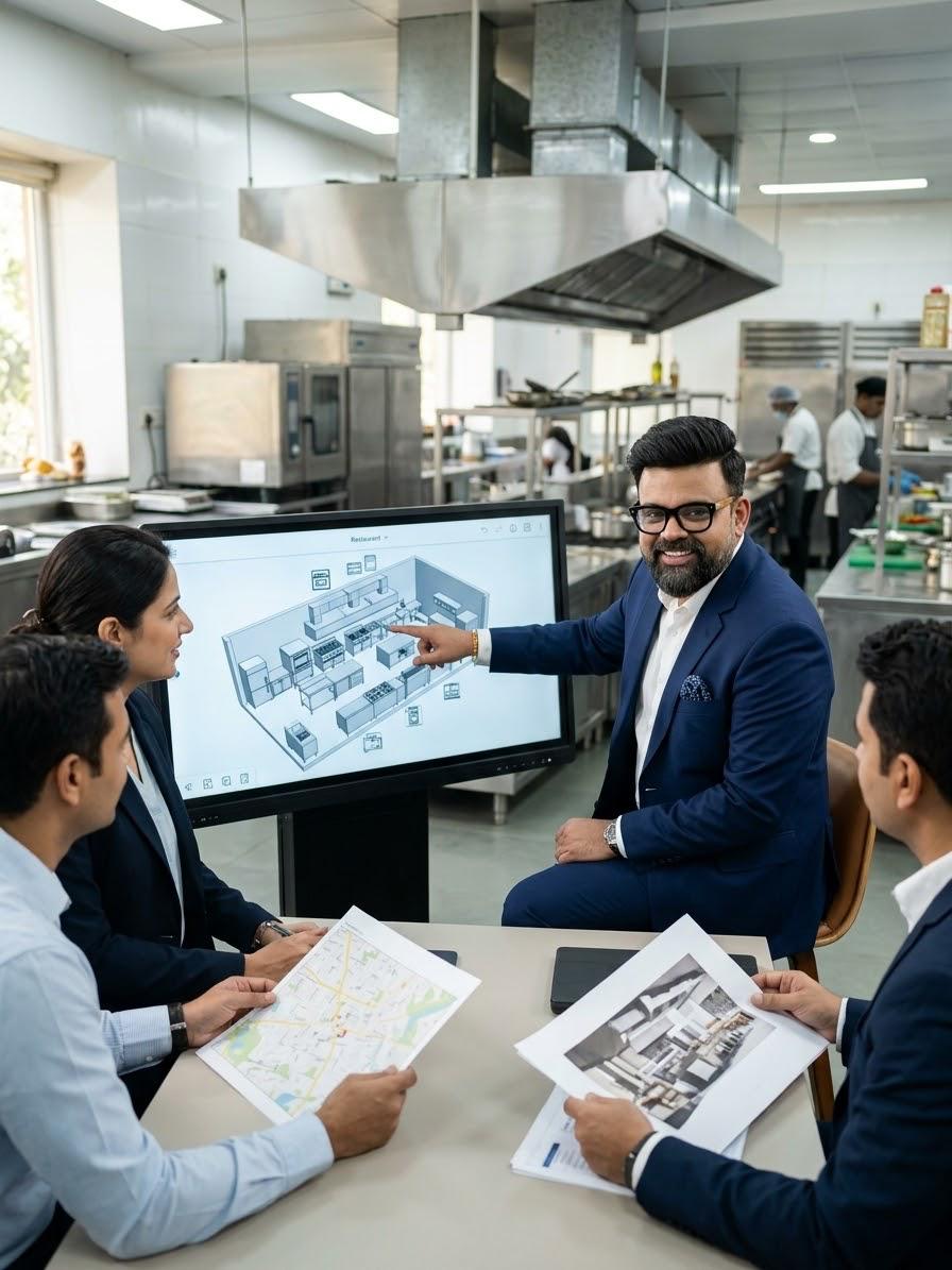 Kitchen Design, hospitality consulting by Ketan Dave